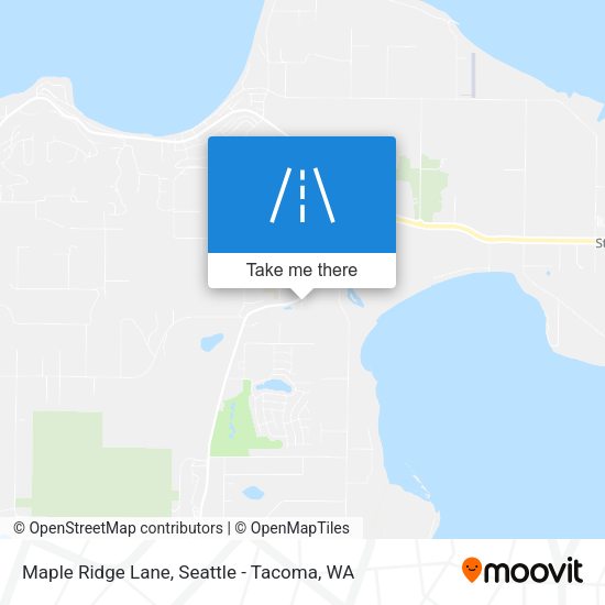 Maple Ridge Lane map