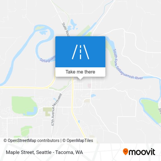 Maple Street map