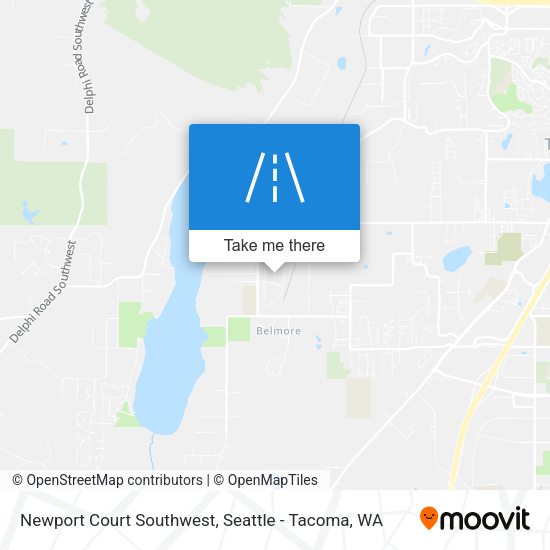 Newport Court Southwest map