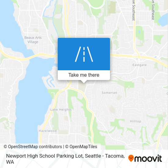 Newport High School Parking Lot map