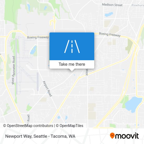 Mapa de Newport Way