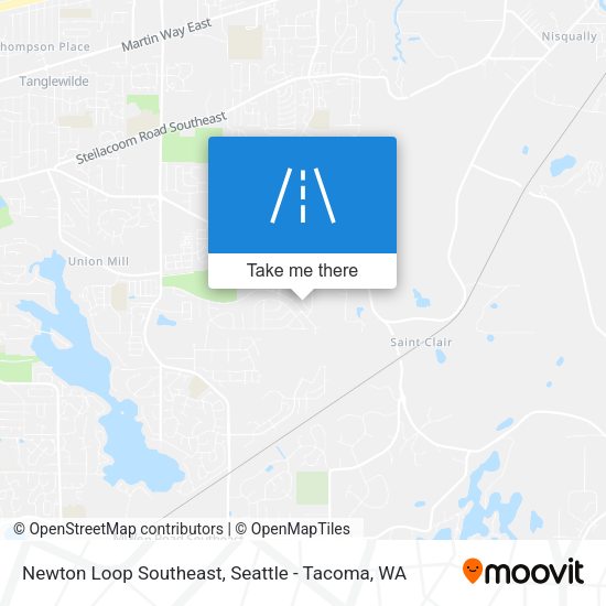 Newton Loop Southeast map