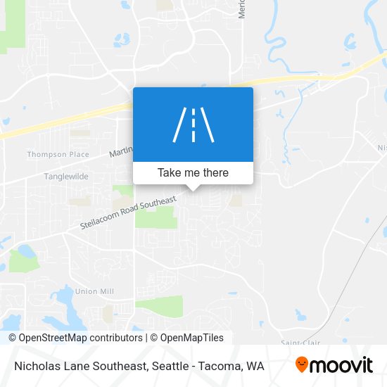 Mapa de Nicholas Lane Southeast