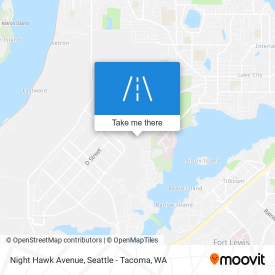 Night Hawk Avenue map
