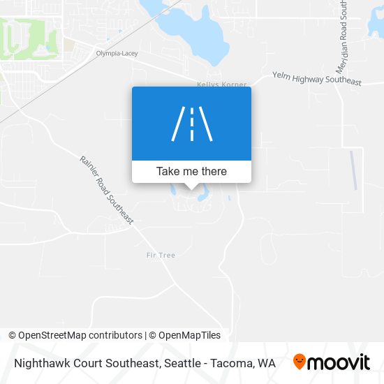 Mapa de Nighthawk Court Southeast