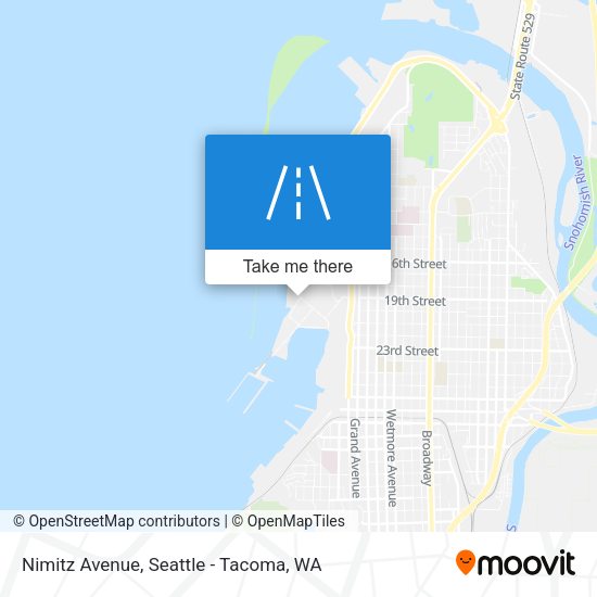 Nimitz Avenue map