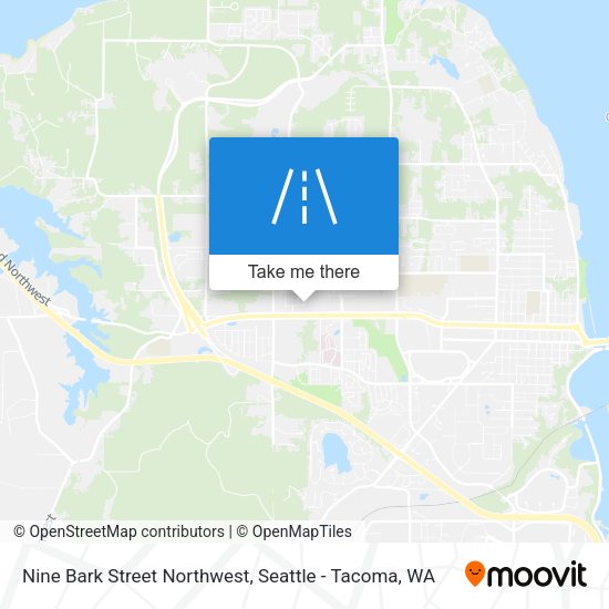 Mapa de Nine Bark Street Northwest