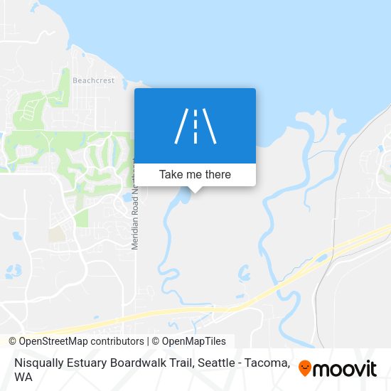 Nisqually Estuary Boardwalk Trail map
