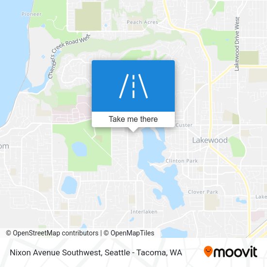 Nixon Avenue Southwest map