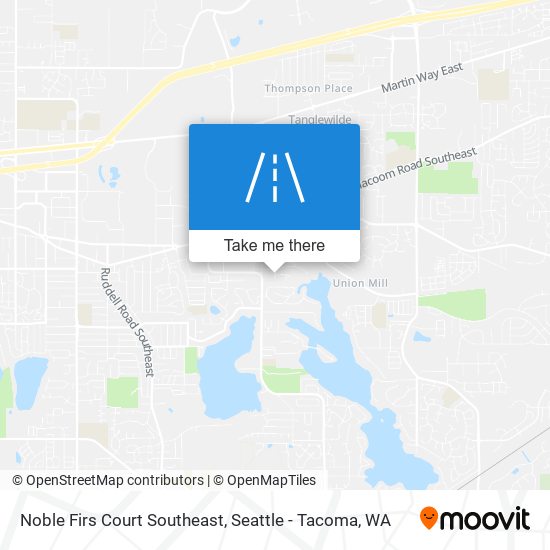 Noble Firs Court Southeast map