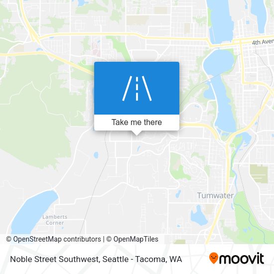 Mapa de Noble Street Southwest