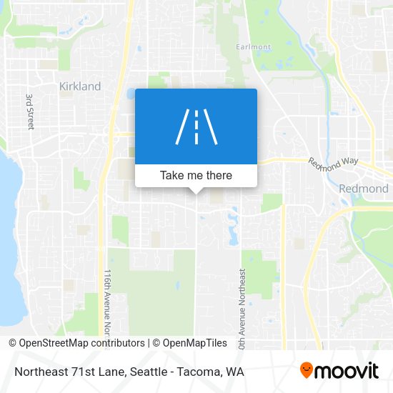 Northeast 71st Lane map