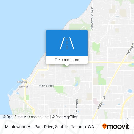 Maplewood Hill Park Drive map