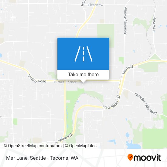 Mar Lane map