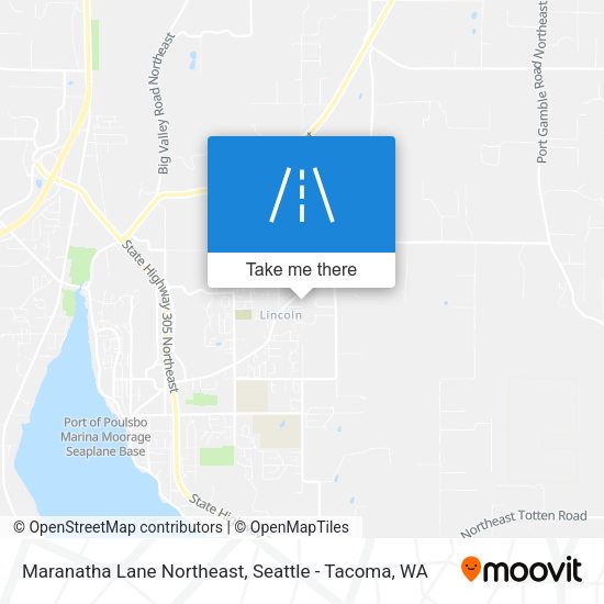 Maranatha Lane Northeast map