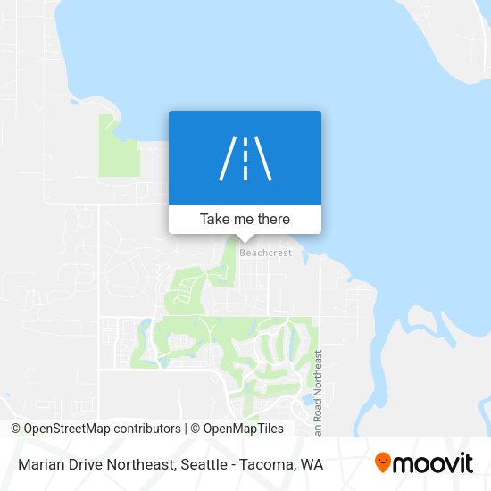 Marian Drive Northeast map