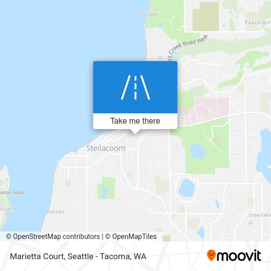 Mapa de Marietta Court