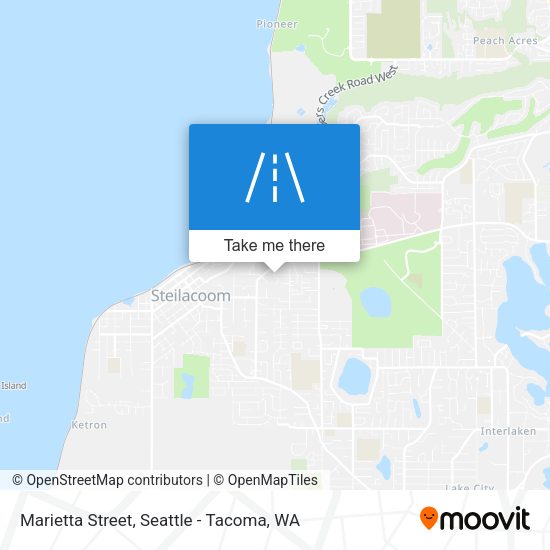 Marietta Street map