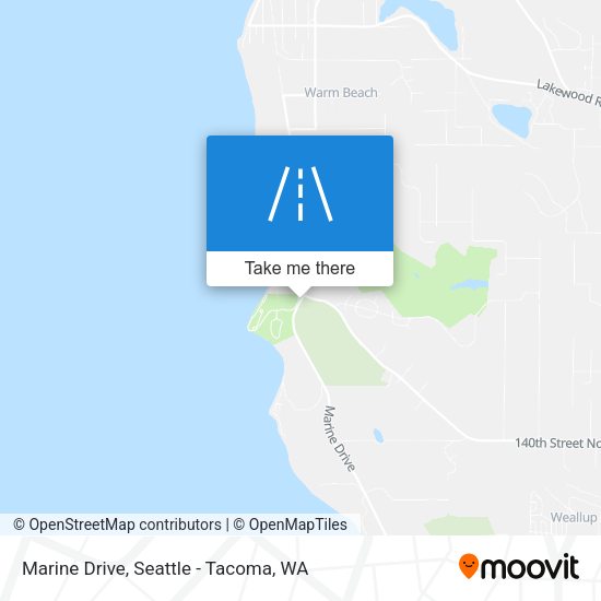 Marine Drive map