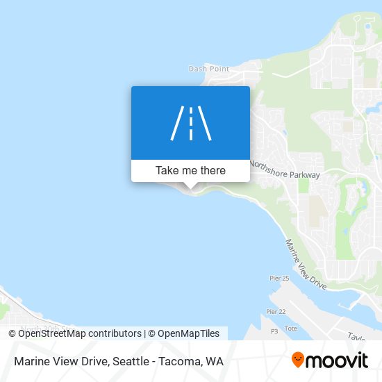 Marine View Drive map
