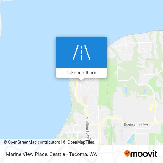 Marine View Place map