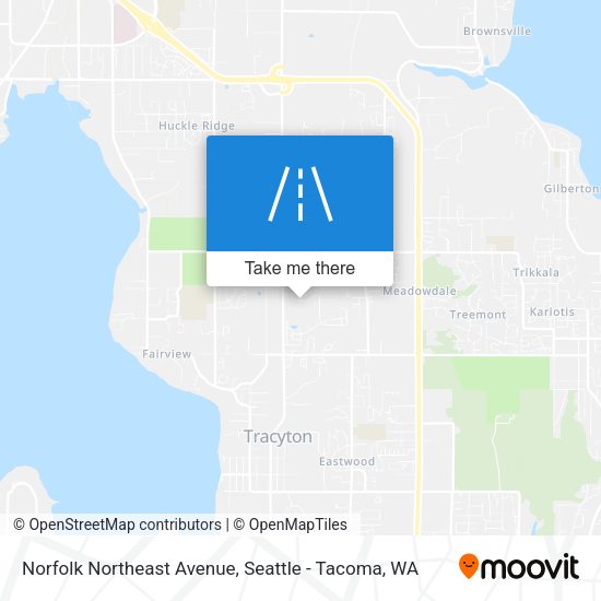 Mapa de Norfolk Northeast Avenue