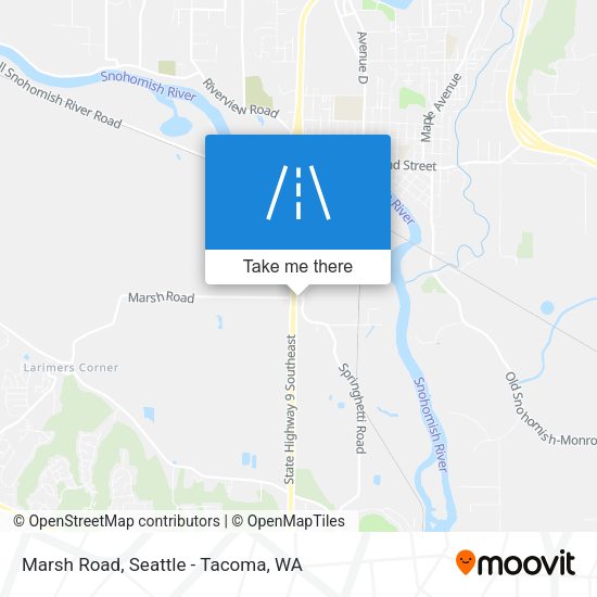 Marsh Road map