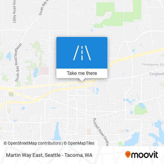 Martin Way East map