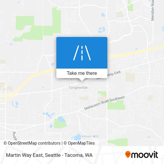 Mapa de Martin Way East