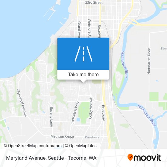 Mapa de Maryland Avenue