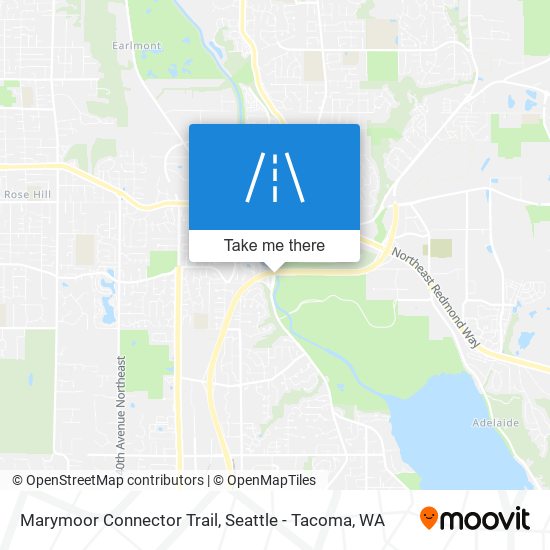 Mapa de Marymoor Connector Trail