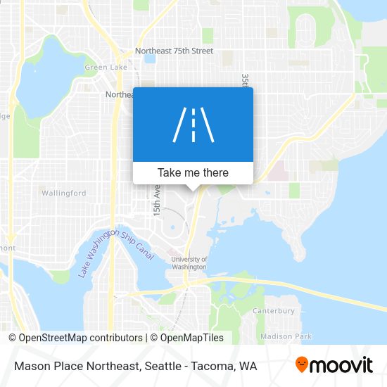 Mapa de Mason Place Northeast
