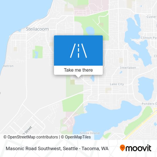 Masonic Road Southwest map