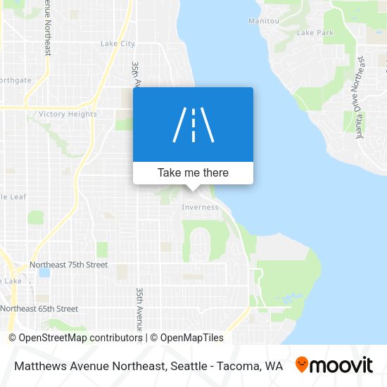 Mapa de Matthews Avenue Northeast