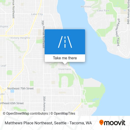 Mapa de Matthews Place Northeast