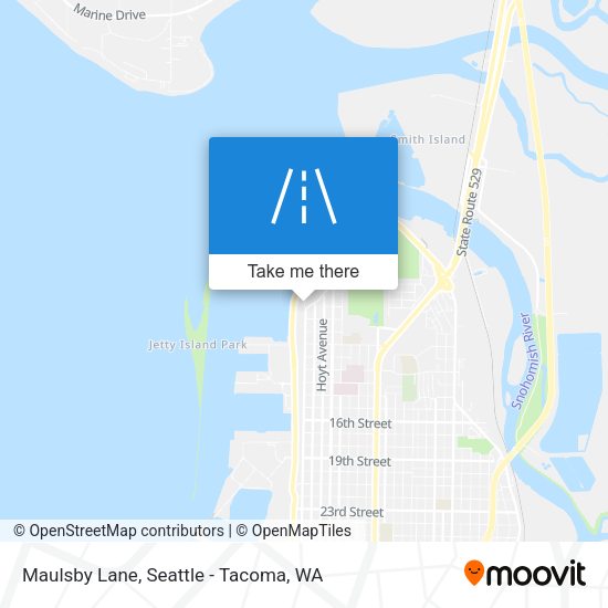 Maulsby Lane map