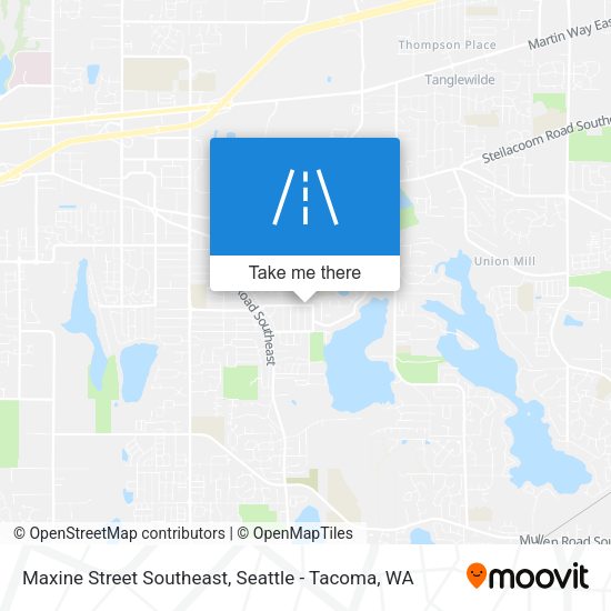 Maxine Street Southeast map