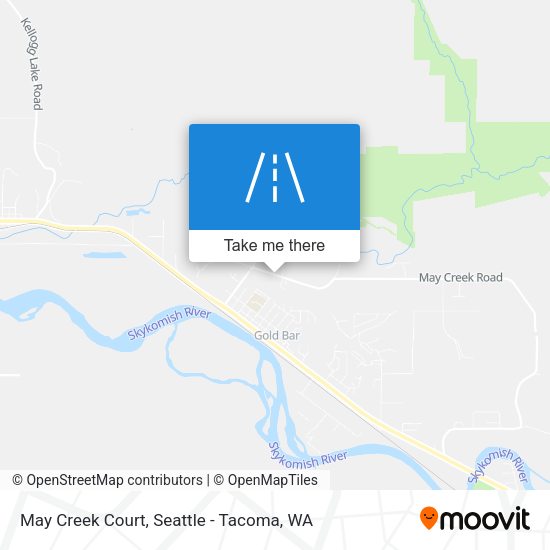 May Creek Court map