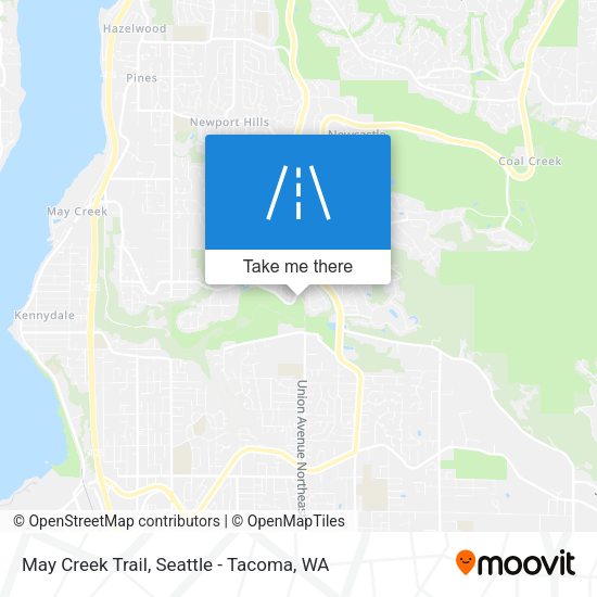 Mapa de May Creek Trail