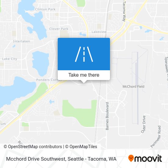 Mapa de Mcchord Drive Southwest