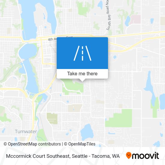 Mapa de Mccormick Court Southeast