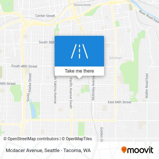 Mapa de Mcdacer Avenue