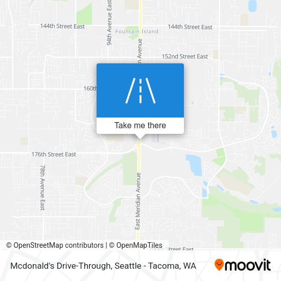Mcdonald's Drive-Through map