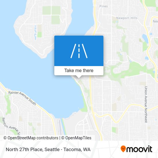 Mapa de North 27th Place