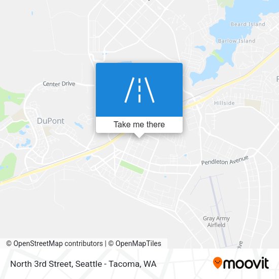 Mapa de North 3rd Street
