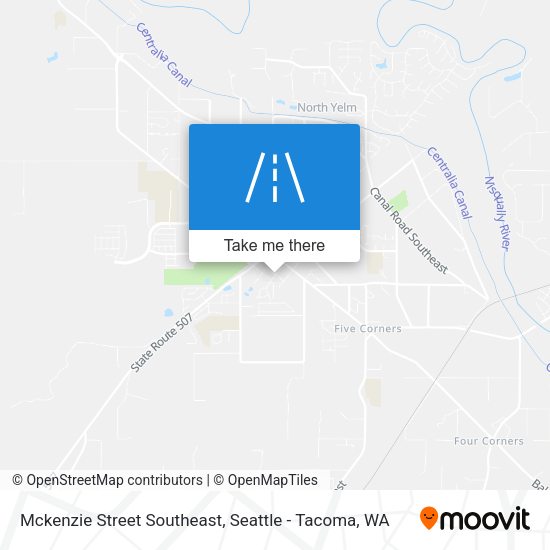 Mapa de Mckenzie Street Southeast