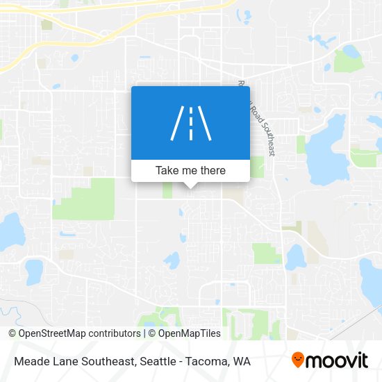 Meade Lane Southeast map