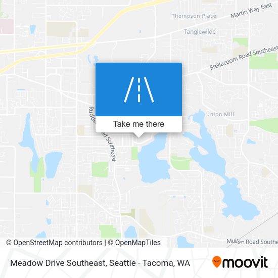 Mapa de Meadow Drive Southeast