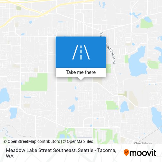 Mapa de Meadow Lake Street Southeast