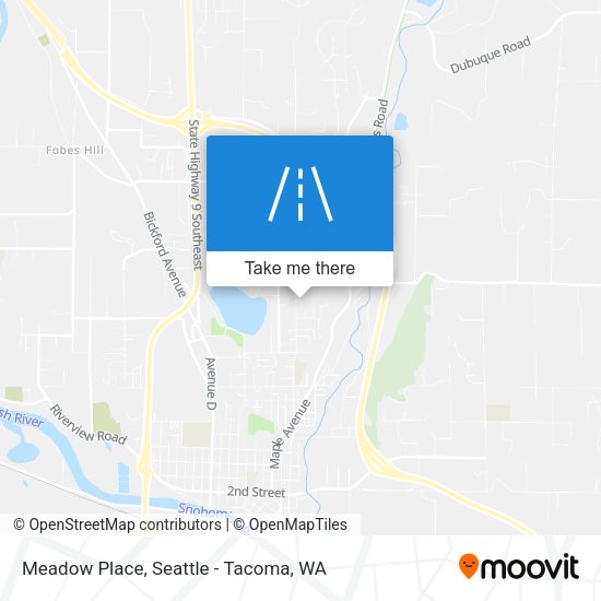 Meadow Place map